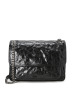 圣罗兰YSL NIKI 口盖包中号 字母LOGO褶皱皮633158银链 女士斜挎单肩包