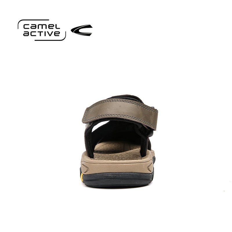 骆驼动感（camel active）沙滩鞋户外包头牛皮休闲凉鞋透气旅游徒步凉鞋