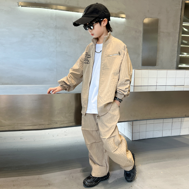 男童秋装套装新款中大童春秋款儿童韩版运动服男孩秋季两件套