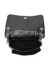 圣罗兰YSL NIKI 口盖包中号 字母LOGO褶皱皮633158银链 女士斜挎单肩包