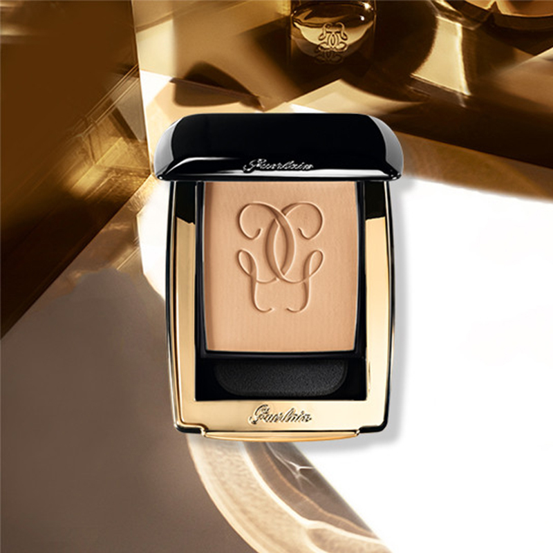 娇兰(guerlain)金钻修颜粉底液30ml(#01白色) 金钻修颜粉饼定妆10g