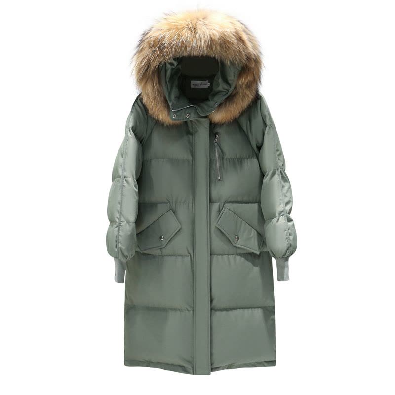 年新款羽绒棉服女冬季宽松大码面包服棉袄中长款韩版棉衣外套图片