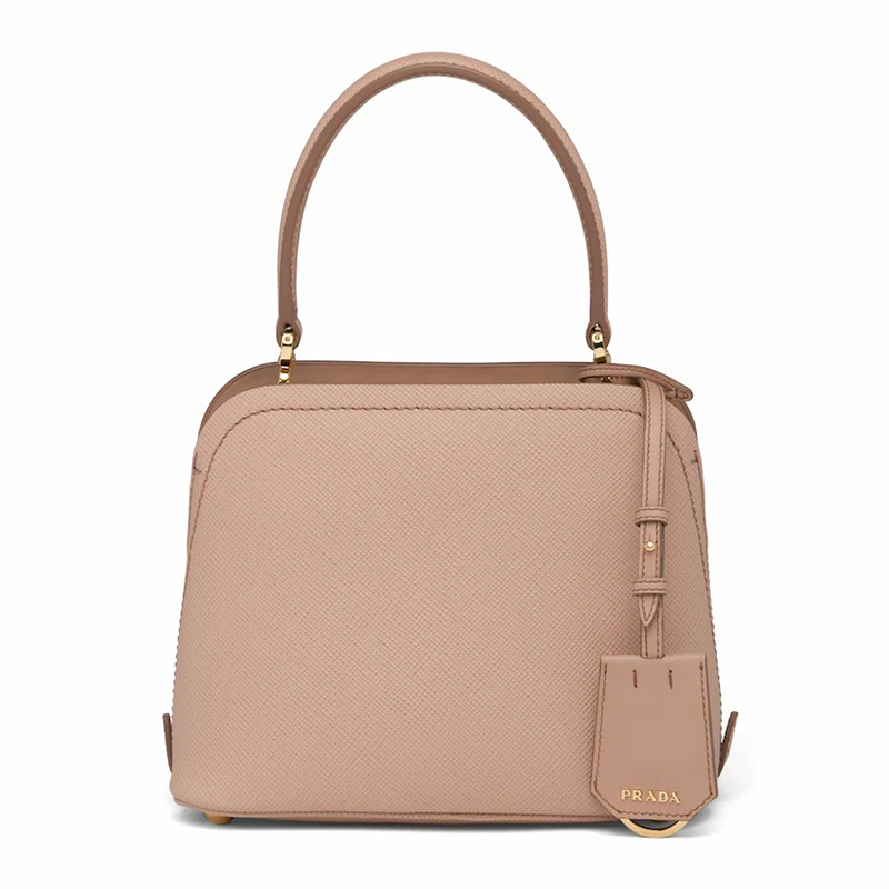 【预定】PRADA/普拉达 Matinée Micro Saffiano 皮革手袋 16.5*21*9.5CM