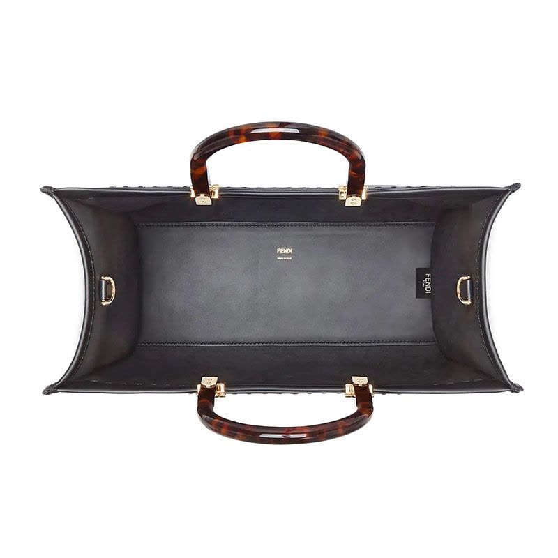 预售 芬迪 FENDI TOTE包 LOGO标识 光面皮 女士手提单肩包 8BH386图片