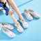 花花公子贝壳头小白鞋女学生韩版百搭透气平底板鞋ins2019新款潮