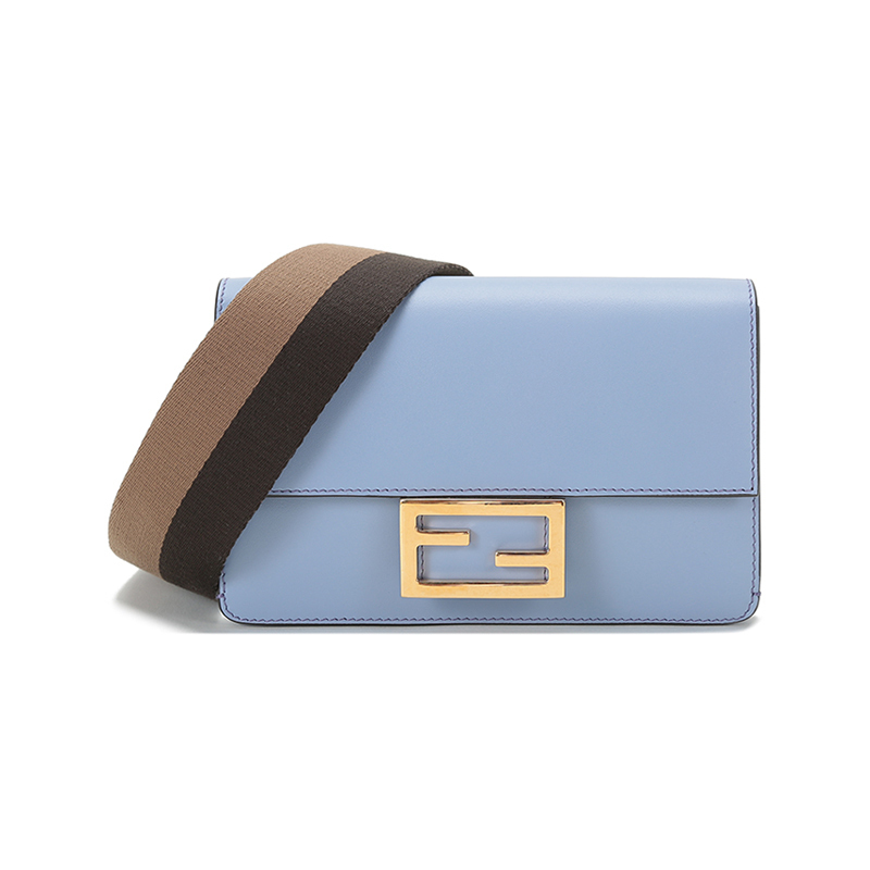 FENDI 女士 BAGUETTE系列皮革单肩斜挎包手拿包8BS048 AAIW