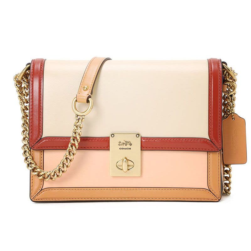 COACH HUTTON 口盖包 金属方扣 89070图片