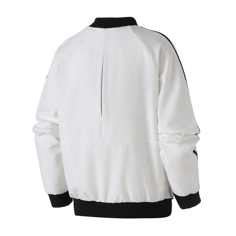 adidas女服外套夹克新款飞行领梭织休闲运动服DW5710