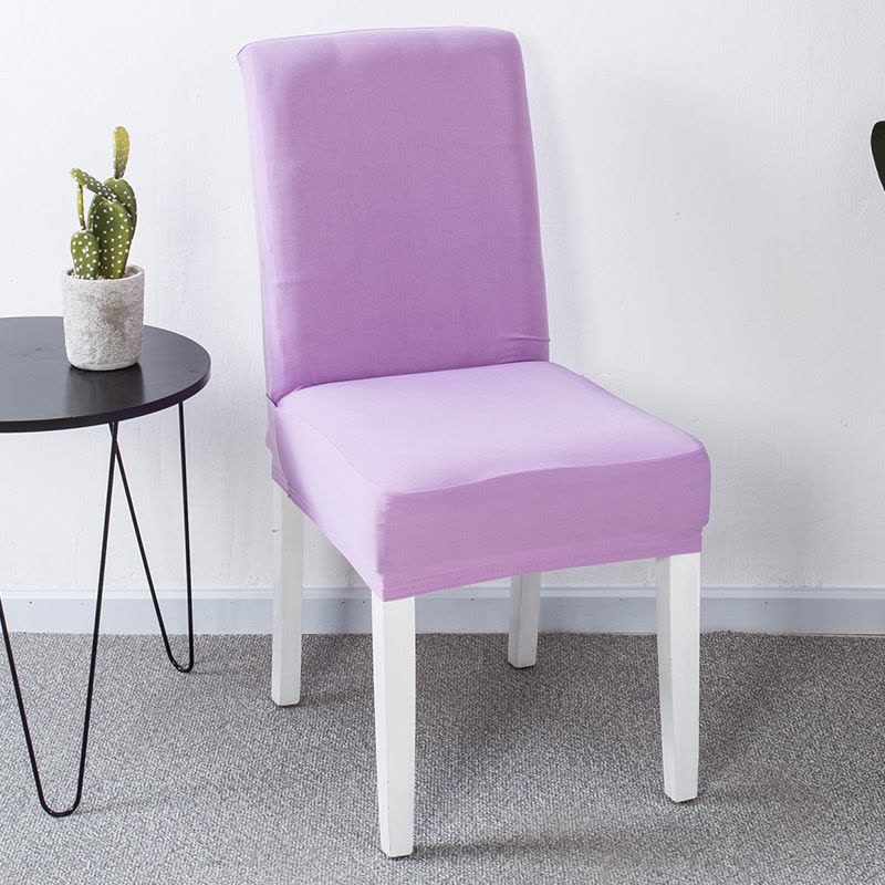 Ceba热卖欧美中高靠背纯色弹力全包加厚椅子套wishebay热卖图片