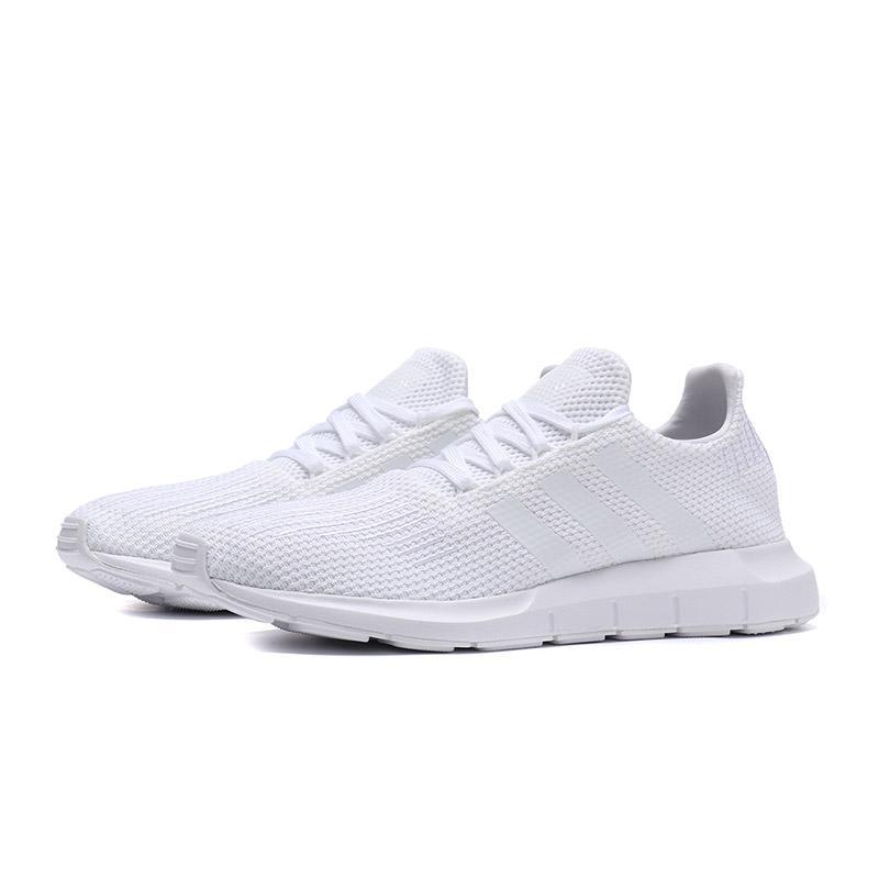 adidas阿迪达斯三叶草男鞋SWIFT RUN运动鞋休闲鞋B37725 B37725白色