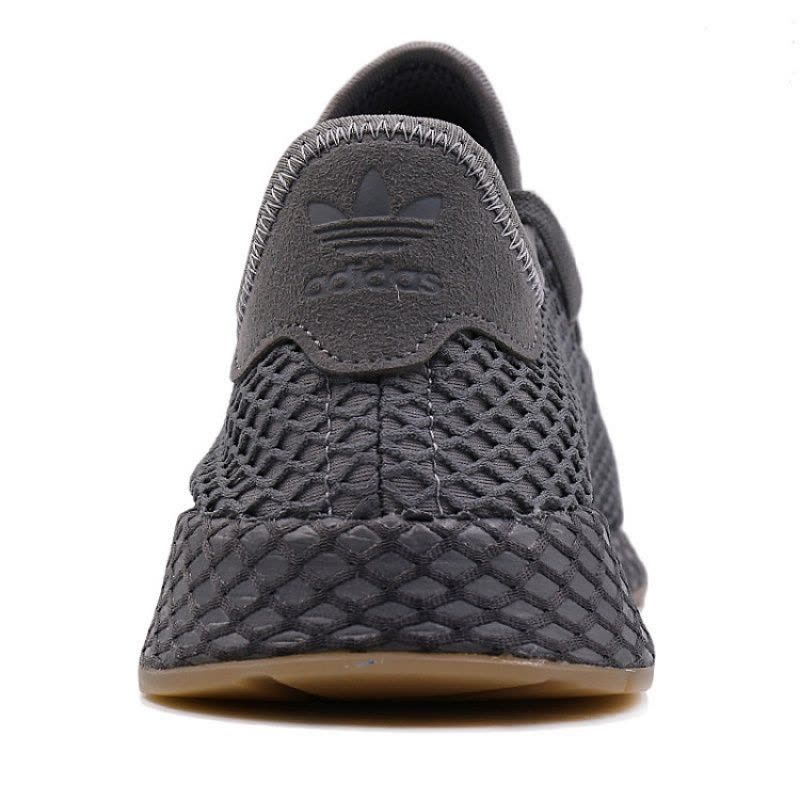 阿迪达斯三叶男鞋DEERUPT灰网格透气休闲鞋-CQ2627图片
