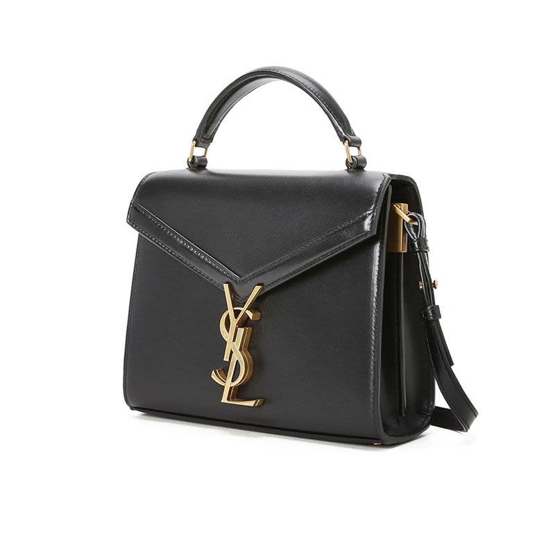 YSL 圣罗兰 CASSANDRA 单肩包 迷你 光面皮 手提包 斜挎包623930 金扣图片