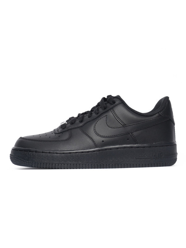 NIKE耐克女鞋airforce空军一号AF1纯黑小黑鞋休闲板鞋315115-038
