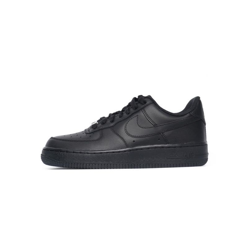 NIKE耐克女鞋airforce空军一号AF1纯黑小黑鞋休闲板鞋315115-038图片
