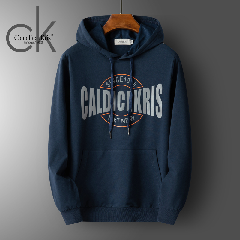 Caldicekris 卫衣男士秋季宽松潮休闲连帽上衣百搭外套
