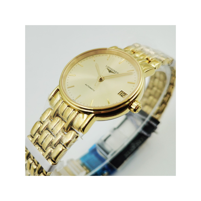 浪琴longines瑞士手表自动机械表女l43222328时尚轻奢腕表