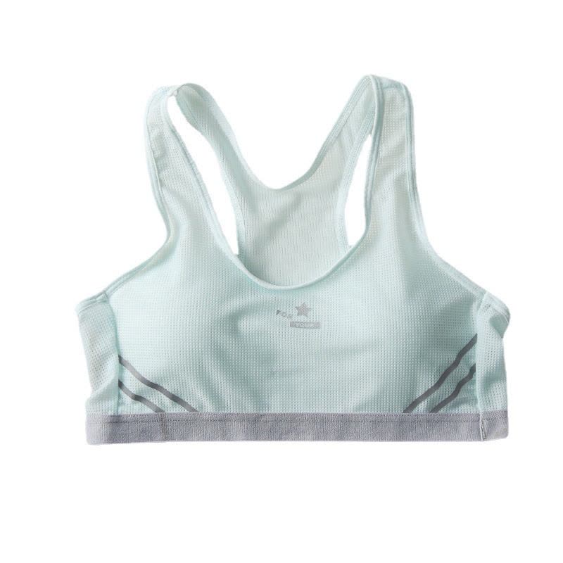 少女内衣女初中生高中生发育期运动纯棉小背心式薄款15岁学生文胸图片