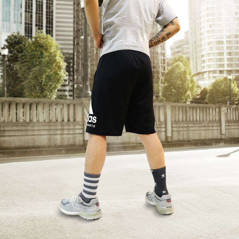 adidas阿迪达斯运动休闲短裤男女同款五分裤 adiKTW2S-BW图片