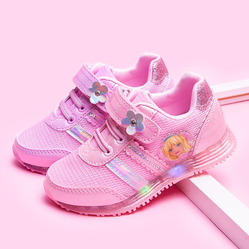 芭比barbie儿童运动鞋