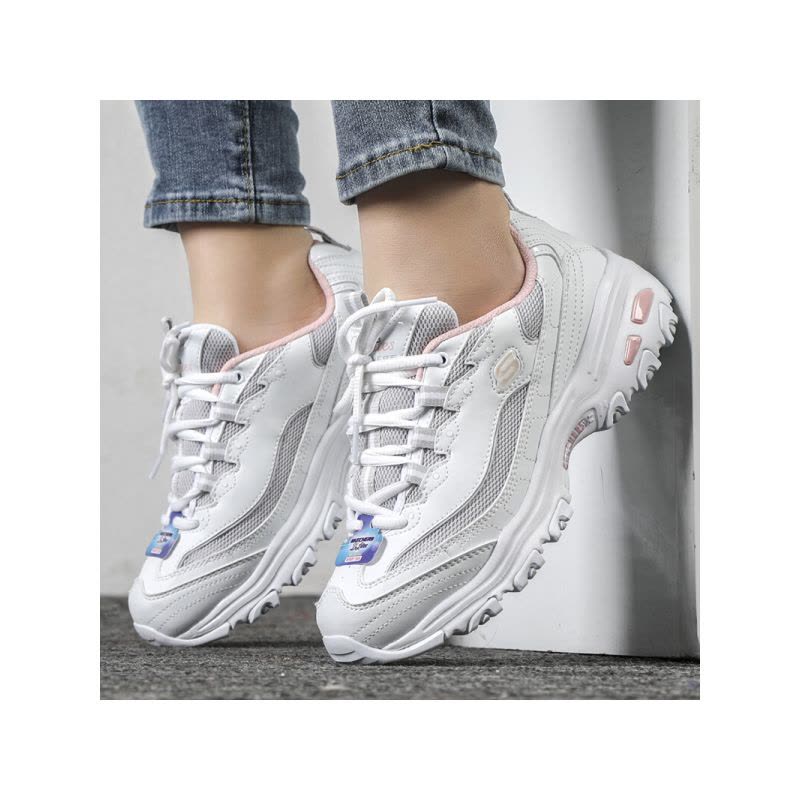 SKECHERS(斯凯奇)D\’LITES系列时尚绑带运动鞋春季女子休闲鞋66666214-WGYP图片