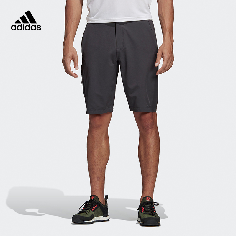 Adidas阿迪达斯裤子男裤2019夏季新款休闲运动裤短裤五分裤DT4172