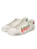 古驰GUCCI Ace 脏脏鞋 油漆光面皮576137红绿尾 男士低帮鞋运动鞋