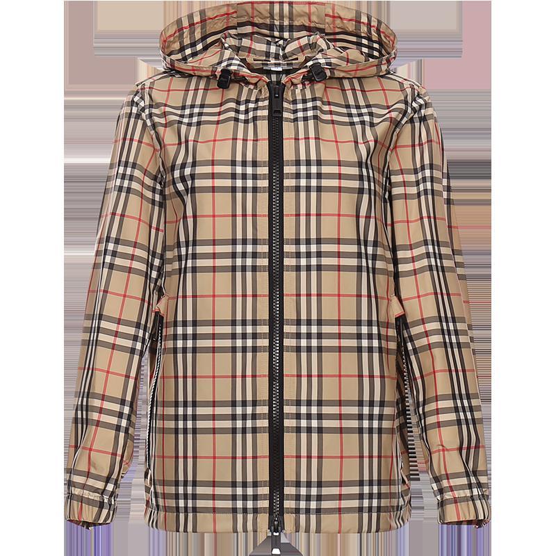 BURBERRY 博柏利 女士聚酯纤维连帽外套夹克上衣 80256781