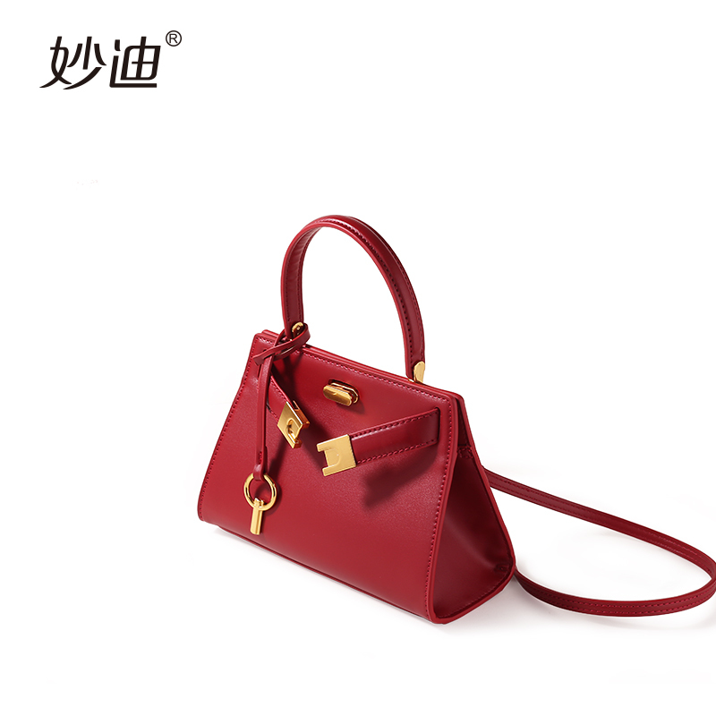 明星同款包包2019新款高级感洋气迷你mini小凯莉包牛皮手提斜挎包