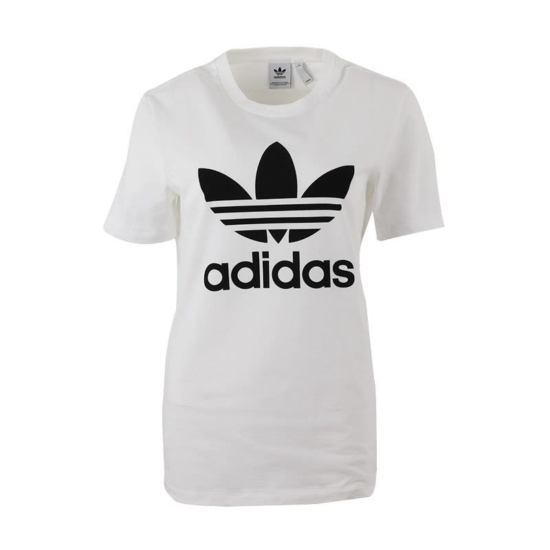 adidas Originals阿迪三叶2018女子TREFOIL TEE短袖T恤CV9889图片