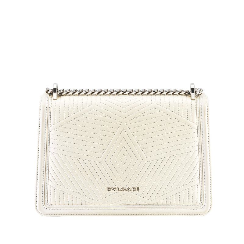 预订 【尖货专享】BVLGARI Serpenti Diamond Blast 经典蛇头 口盖包 单肩斜挎包图片