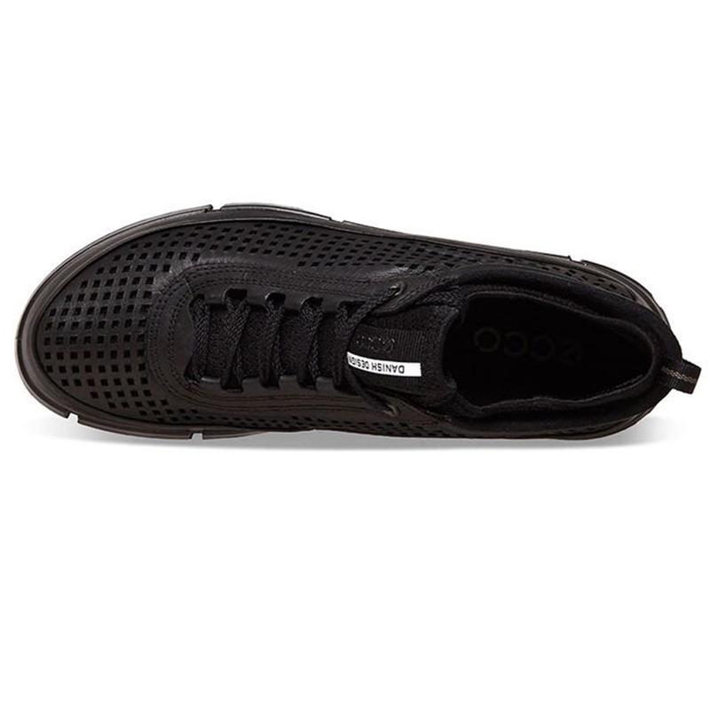 ecco爱步新款时尚镂空透气休闲运动鞋网面盈速i860014