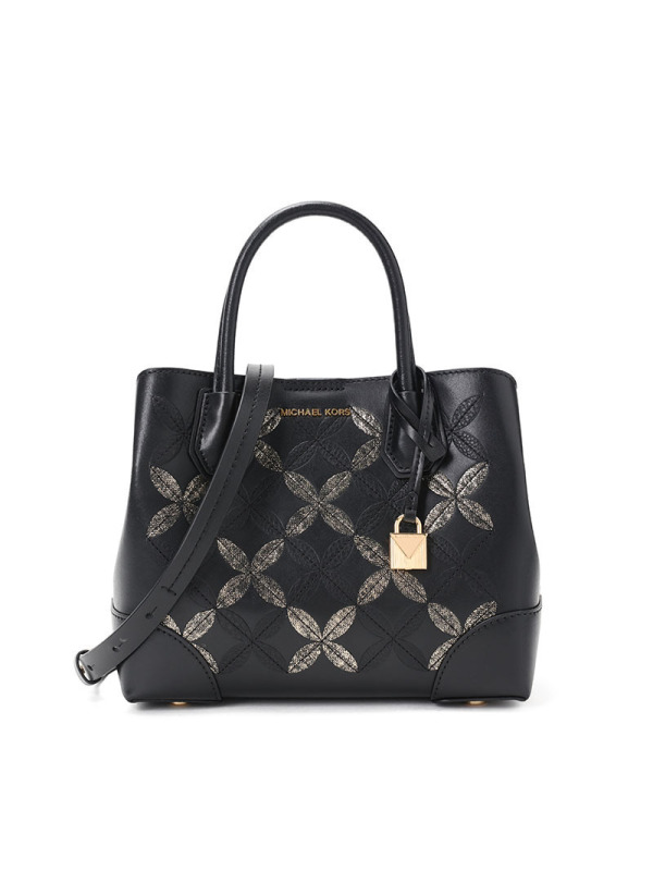 MK Mercer Gallery 手拎包 金色花纹款 小号 25x21x12CM