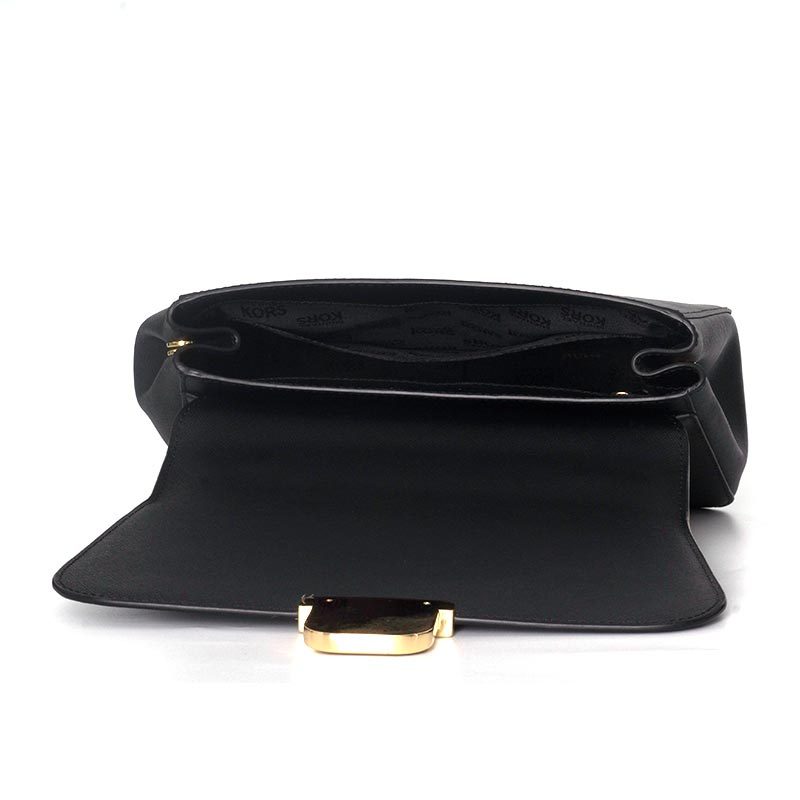 michaelkors迈克科尔斯单肩包女mk软十字纹牛皮休闲搭扣手提小猪包