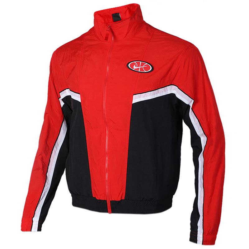 耐克男装2019秋季新款运动休闲服篮球夹克立领防风外套AV9756-657图片