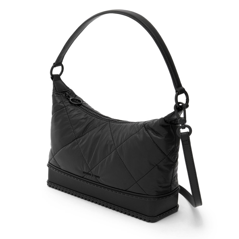 CHARLES&KEITH 小CK秋季新品女士织物菱格手提单肩腋下包 CK2-20781596