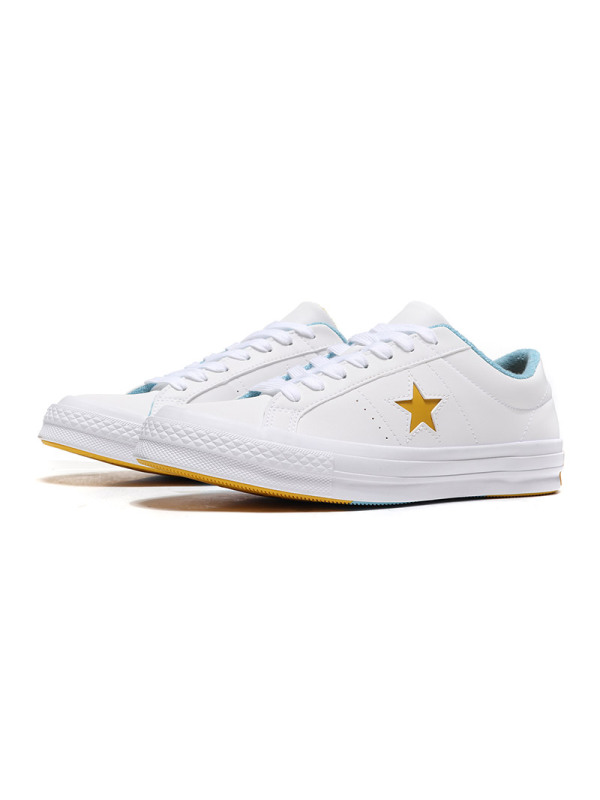 converse匡威男女板鞋款onestar蓝白撞色低帮休闲鞋160593c