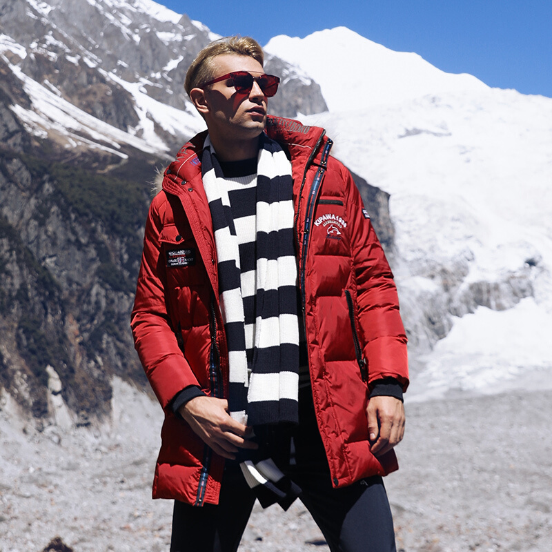 GA男装暴雪系列冬季加厚锁温防寒保暖休闲防风羽绒服男