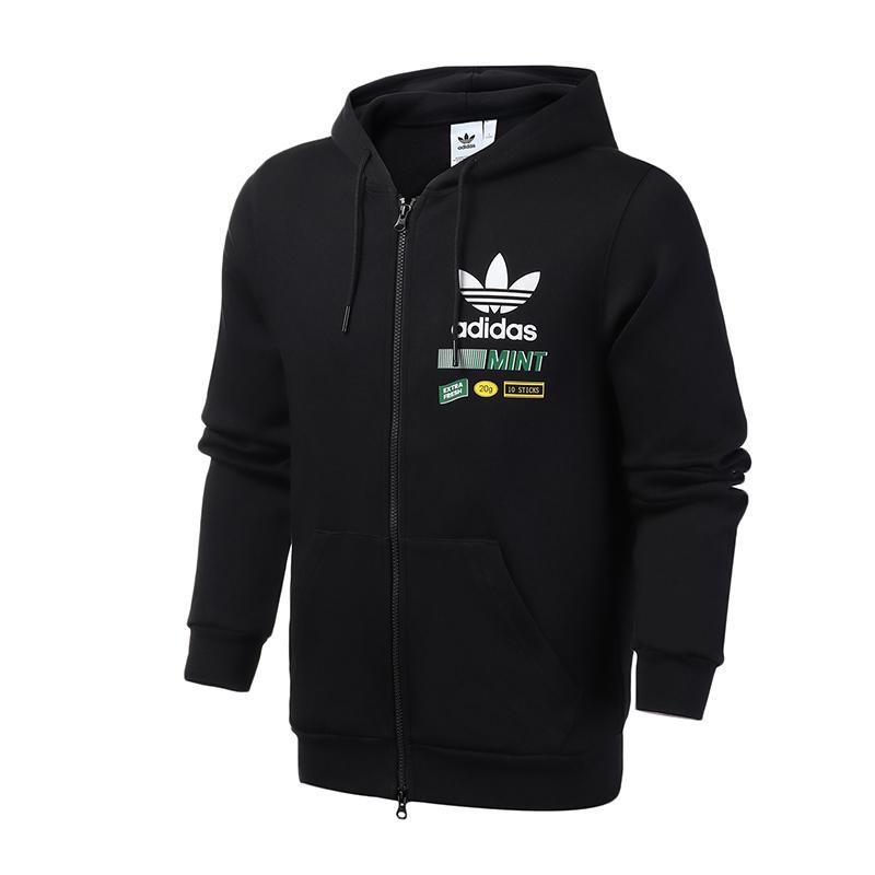 【自营】adidas阿迪达斯三叶草男装运动服休闲连帽外套夹克FP7701