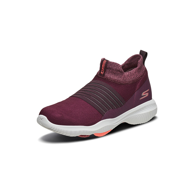 Skechers斯凯奇女鞋新品一脚蹬松紧带健步鞋轻质缓震休闲鞋667061