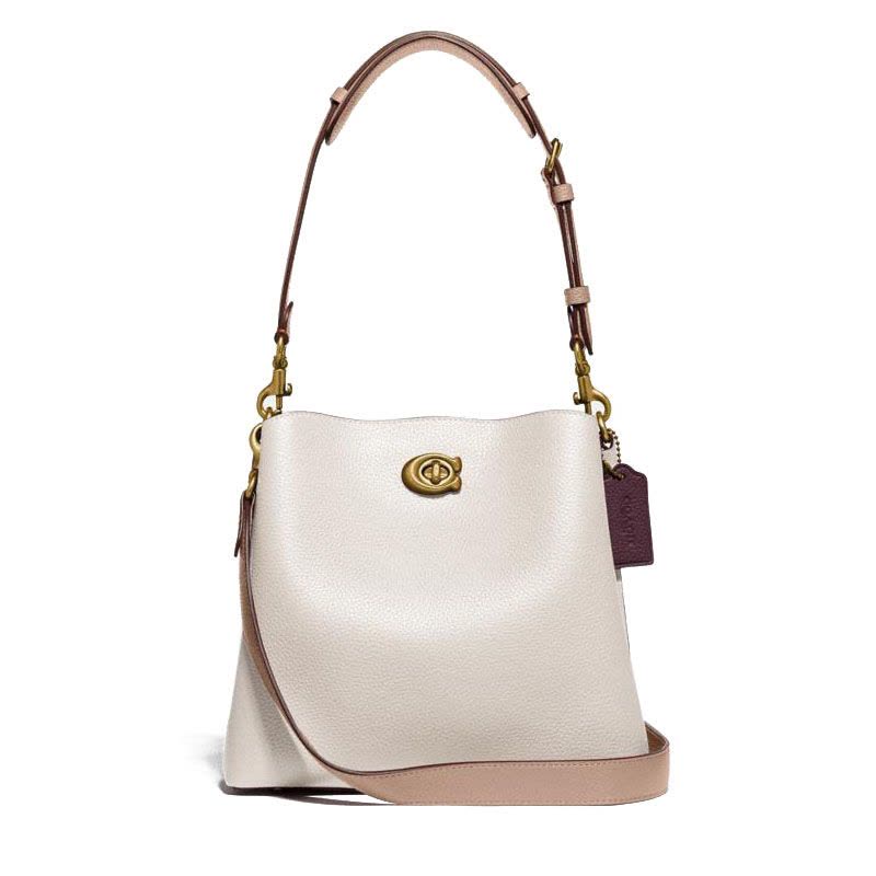 COACH 蔻驰 WILLOW 单肩包 水桶包 椭圆扣 粒面皮 C3766图片