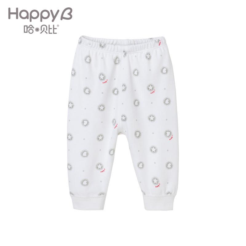 哈贝比（happyB） 童装婴儿裤子春秋 男女宝宝裤子纯棉长裤婴幼儿打底裤