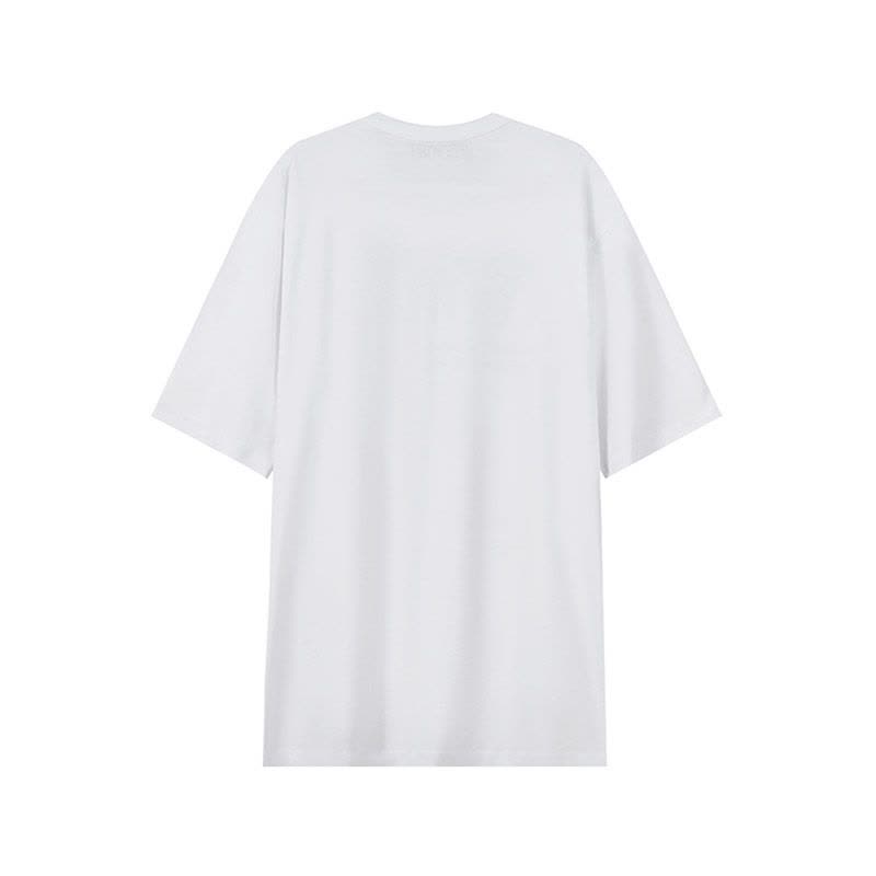 范思哲 VERSACE JEANS COUTURE 男士宽松版棉质圆领短袖T恤72GAHT21 CJ00O图片