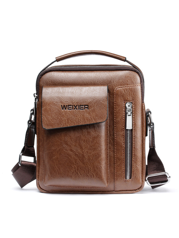 单肩包男士手提男生斜挎包男款休闲斜跨包商务男包bagmen 男挎包