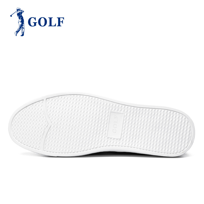 GOLF男鞋板鞋男春季新款男士小白鞋韩版休闲鞋时尚真皮鞋子百搭潮