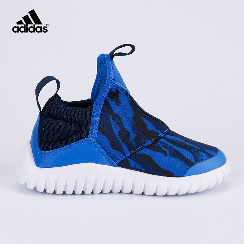 阿迪儿童（ADIDAS）婴童鞋男童女童海马鞋一脚蹬运动休闲鞋D96843