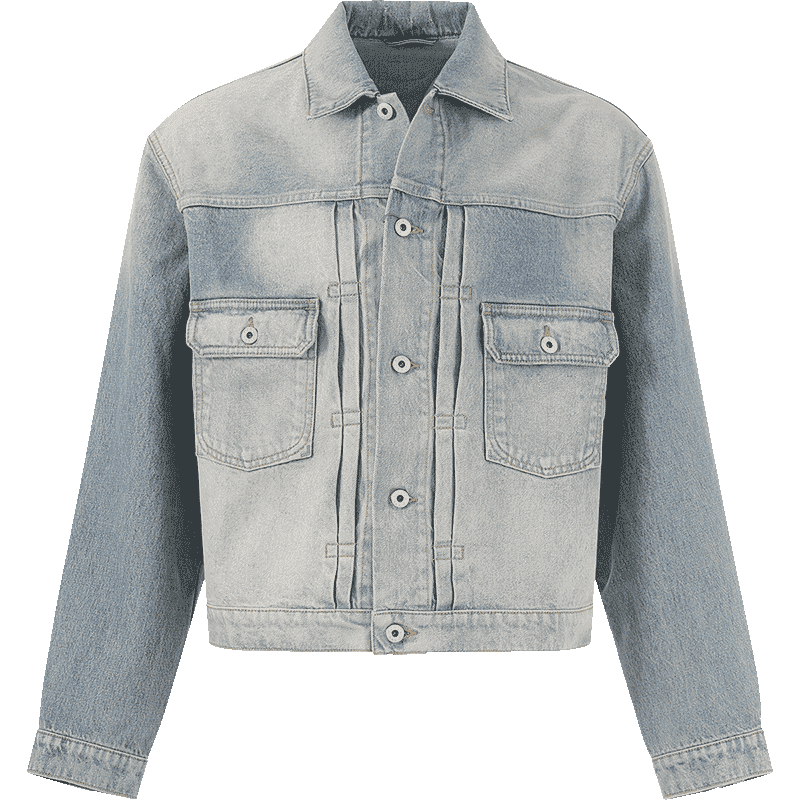 高田贤三 kenzo 男士棉质复古卡车司机牛仔服夹克外套 fd5 5dv303 6a4