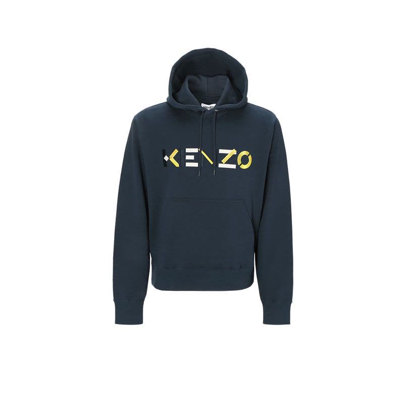 高田贤三KENZO LOGO连帽男士卫衣FA65SW3044MO图片