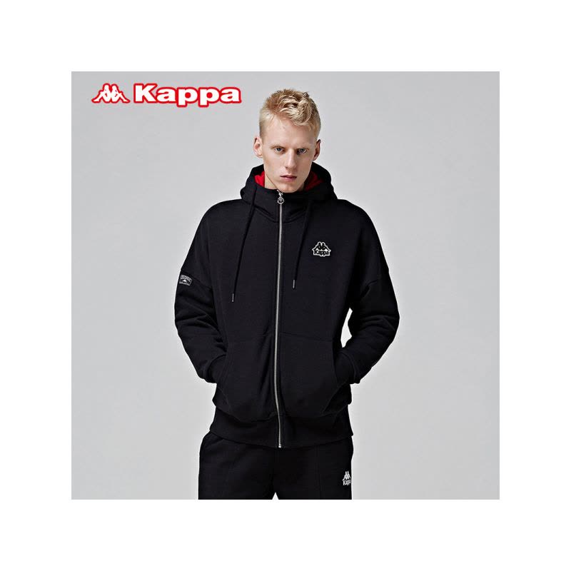 KAPPA男款运动卫衣休闲长袖开衫帽衫|K0852MK79D图片