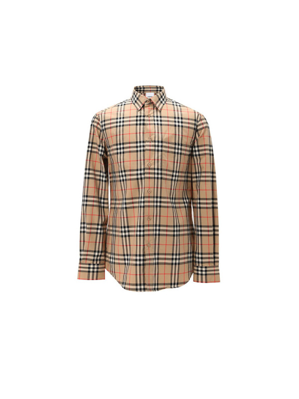BURBERRY 长袖衬衫 经典格纹 棉质 8038521