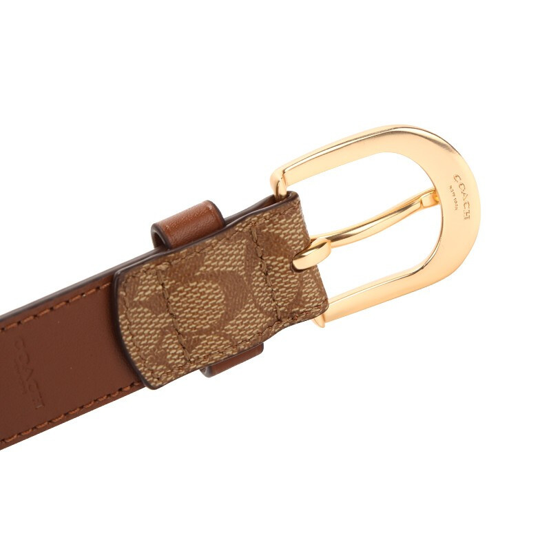 蔻驰coach奢侈品奥莱款女士腰带时尚商务百搭压花腰带皮带78179imbdxm